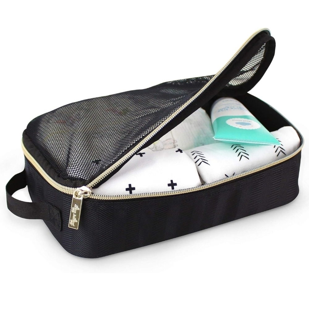 Itzy Ritzy Black Diaper Packing Bag